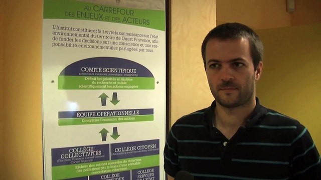 Julien Dron, responsable de l'Institut éco-citoyen de Fos