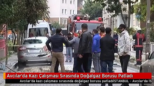 Avcılar'da Kazı Çalışması Sırasında Doğalgaz Borusu Patladı