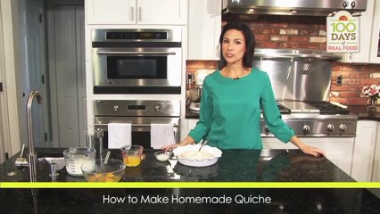 Quiche with a Super Easy Whole-Wheat Crust