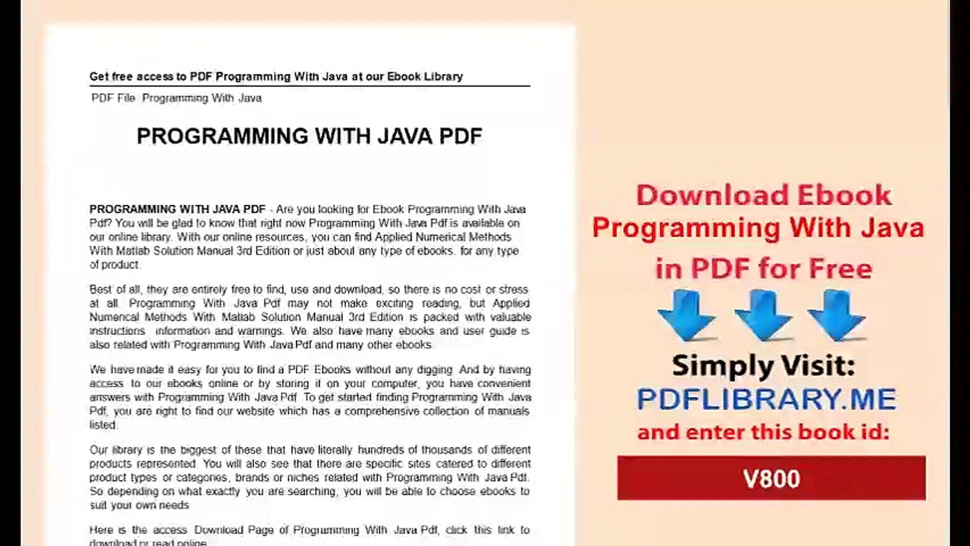 Programming With Java