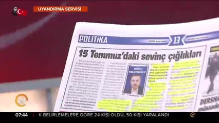 15 Temmuz'daki sevinç çığlıkları