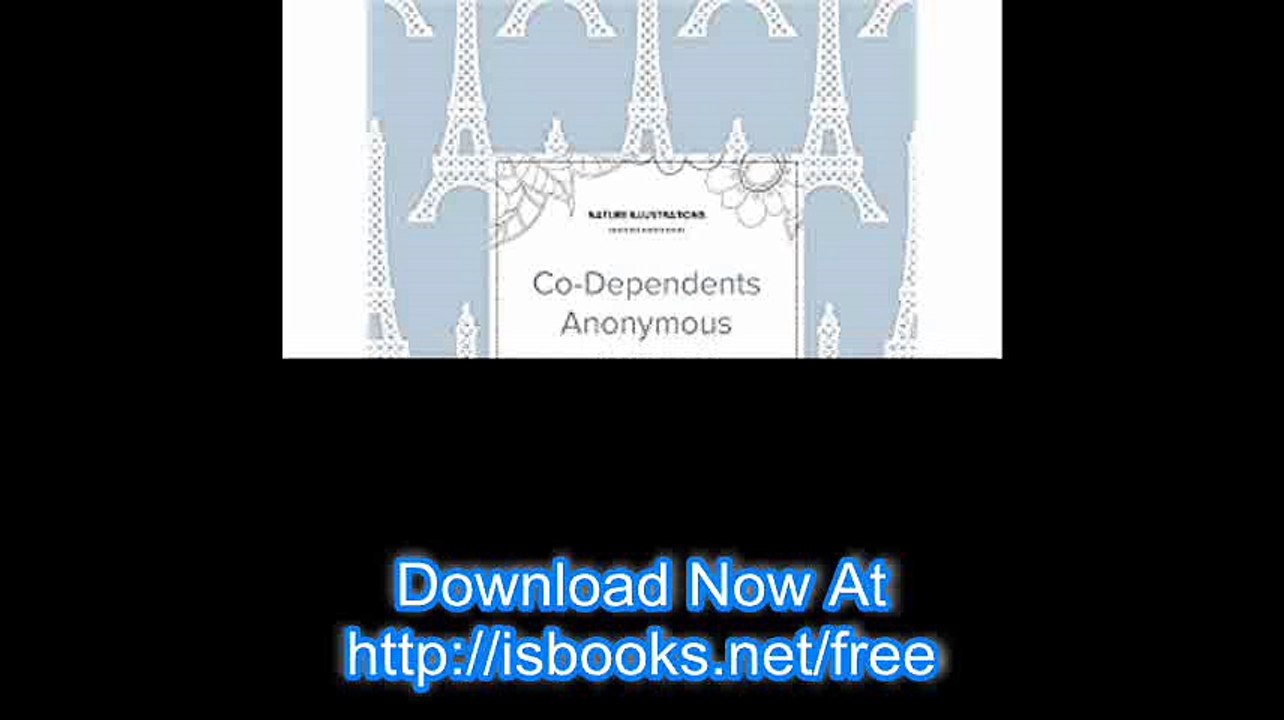 Adult Coloring Journal Co-Dependents Anonymous (Nature Illustrations, Eiffel Tower)