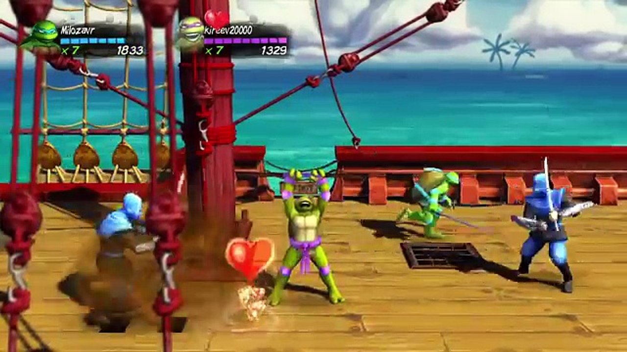 Xbox 360 Longplay [018] TMNT Turtles in Time Re-Shelled (2P)