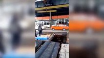 Russian way of transporting long loads