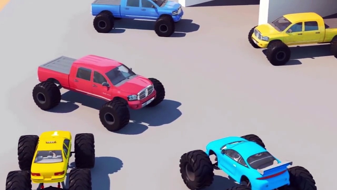 Monster Truck for Children | Cartoon Compilation | Trucks Cartoon for Kids | Compilation for Kids