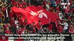 Defiant Hong Kong football fans boo Chinese anthem