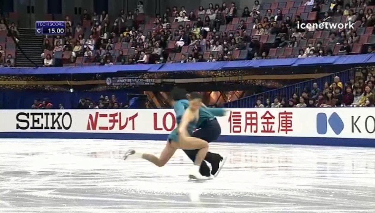 1 Miu SUZAKI / Ryuichi KIHARA JPN SP 2017 NHK Trophy