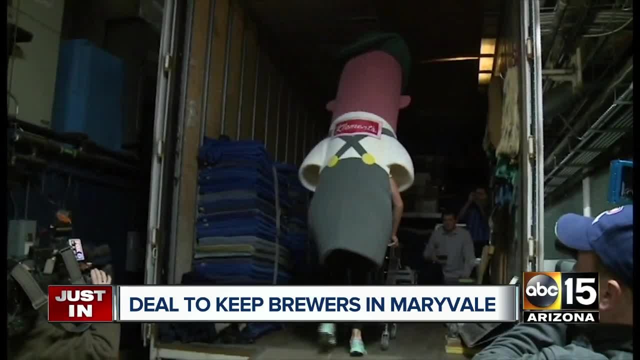 City of Phoenix pushing to keep Brewers in Maryvale