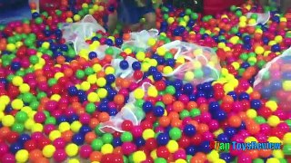 BALL PIT SURPRISE Family Fun Building Ball Pit in our house with Toys for Kids Indoor Activities