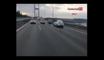 09.05'te köprüde de trafik durdu