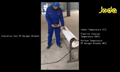 Aerogel insulation test