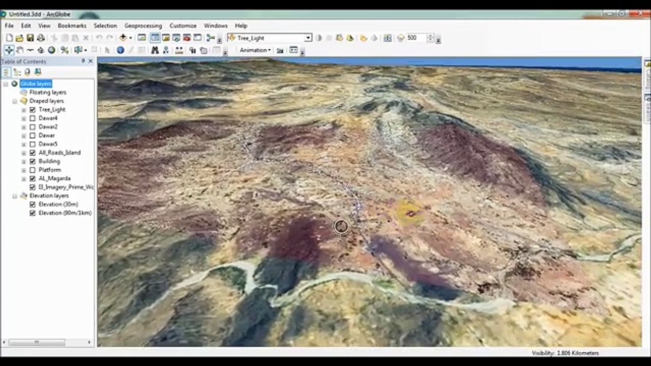 ArcGlobe 3D Animation