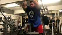 Entraînement explosif de l'homme le plus fort du monde Eddie Hall à la musculation