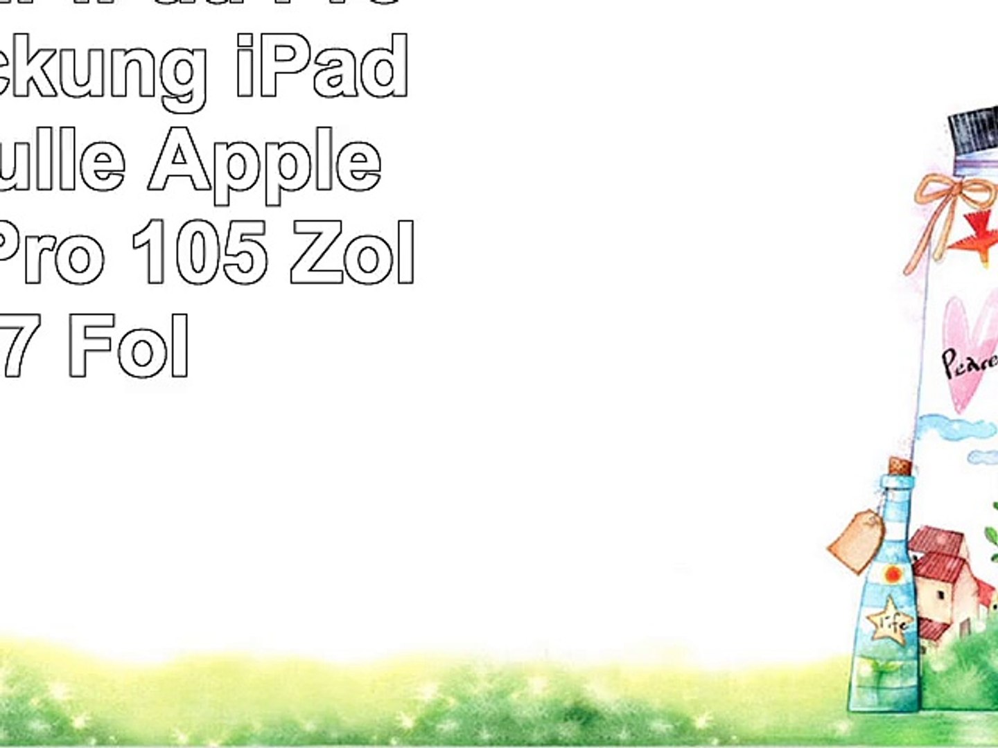 Vanctec für iPad Pro 105 Abdeckung iPad Pro 105 Hülle Apple Neu iPad Pro 105 Zoll 2017