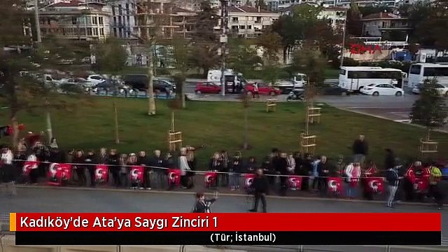 Kadıköy'de Ata'ya Saygı Zinciri 1