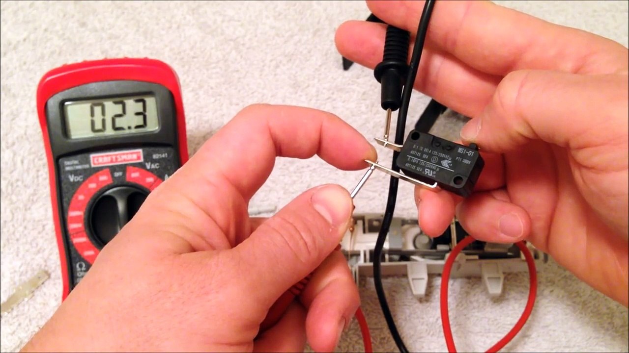 Front Load Washer Door Latch Troubleshooting Replacement - Samsung Washer Repair (part #DC64-00519B)