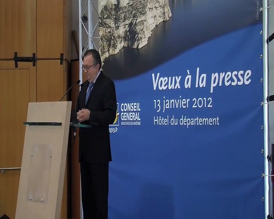 Jean Noël Guérini à propos du financement des projets par le Conseil Général