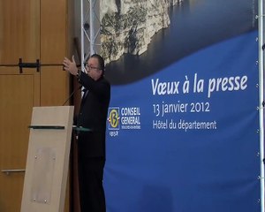 Jean Noël Guérini à propos de la stabilité des impôts locaux en 2012