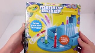 How To Make Rainbow Colors Markers Pen Your Own Colors Markers Crayola Marker Maker Play