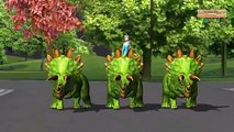 Colors dinosaurs gorilla Finger Family rhymes for Kids - Spiderman captain america Finger family 3D
