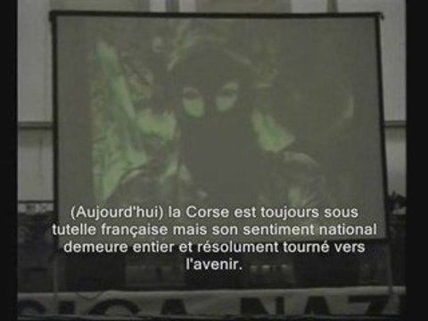 Intervention du FLNC UC aux GHJURNATE 2007