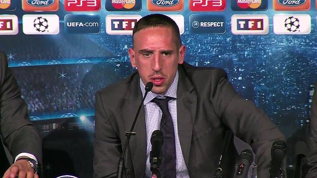 Franck Ribéry content de revenir à Marseille .