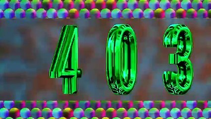 Numbers 1 to 1000 (3D Rotating)
