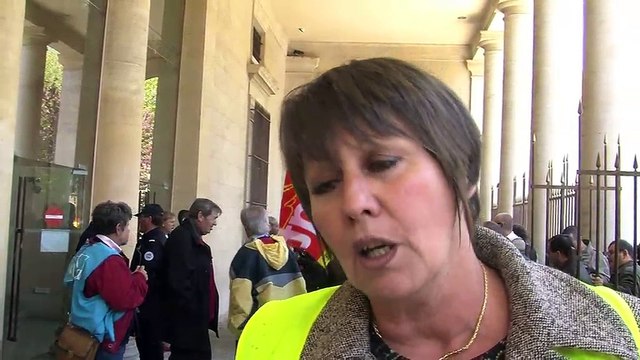 Conseillers prud'hommaux de l'UD-CGT, l'UNSA et la CFDT