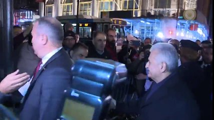 Başbakan Yıldırım New York'da Coşkuyla Karşılandı