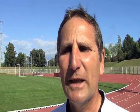 John Patin, président du Martigues Sport Athletisme présente ses athlètes pour les JO de Londres