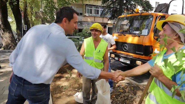 BASHKIA E TIRANES NIS NDERHYRJEN TEK “SHALLVARET”,INVESTIME NE INFRASTRUKTURE DHE NE NDRICIM LAJM