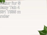 kwmobile Hülle mit QWERTY Tastatur für Samsung Galaxy Tab 4 101 T530  T531  T535 mit