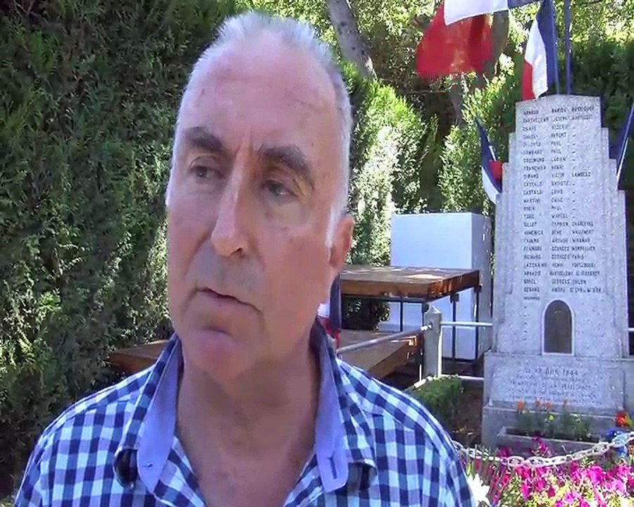 René Claret, petit cousin d'un des 28 résistants fusillés le 13 juin 1944
