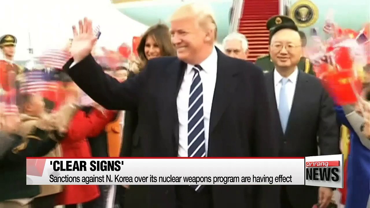 U.S., China see 'clear signs' sanctions hurt North Korea