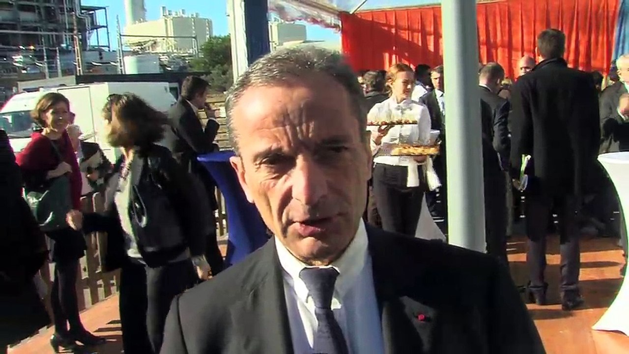 L'interview d'Henri Proglio, PDG d'EDF, quelques instants après l'inauguration.