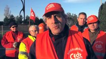 L'interview de Michel Tosi, délégué CFDT, réalisée il y a quelques instants.