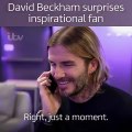 David Beckham'dan genetik hastalığı bulunan hayranına sürpriz