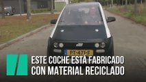 Este coche está fabricado con materiales reciclados