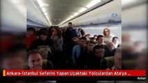 Ankara-İstanbul Seferini Yapan Uçaktaki Yolculardan Ata'ya Saygı Duruşu