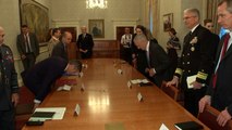 New UK defence secretary hosts Jim Mattis