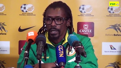 Conférence de presse d'avant match d' Aliou Cissé