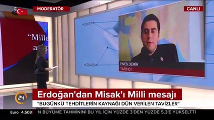 Erdoğan'dan Misak-Milli mesajı