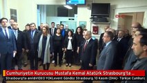Cumhuriyetin Kurucusu Mustafa Kemal Atatürk Strasbourg'ta Anıldı