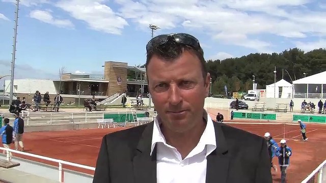 Jean-Yves Vidal, directeur du tournoi, se félicite des nouvelles installations