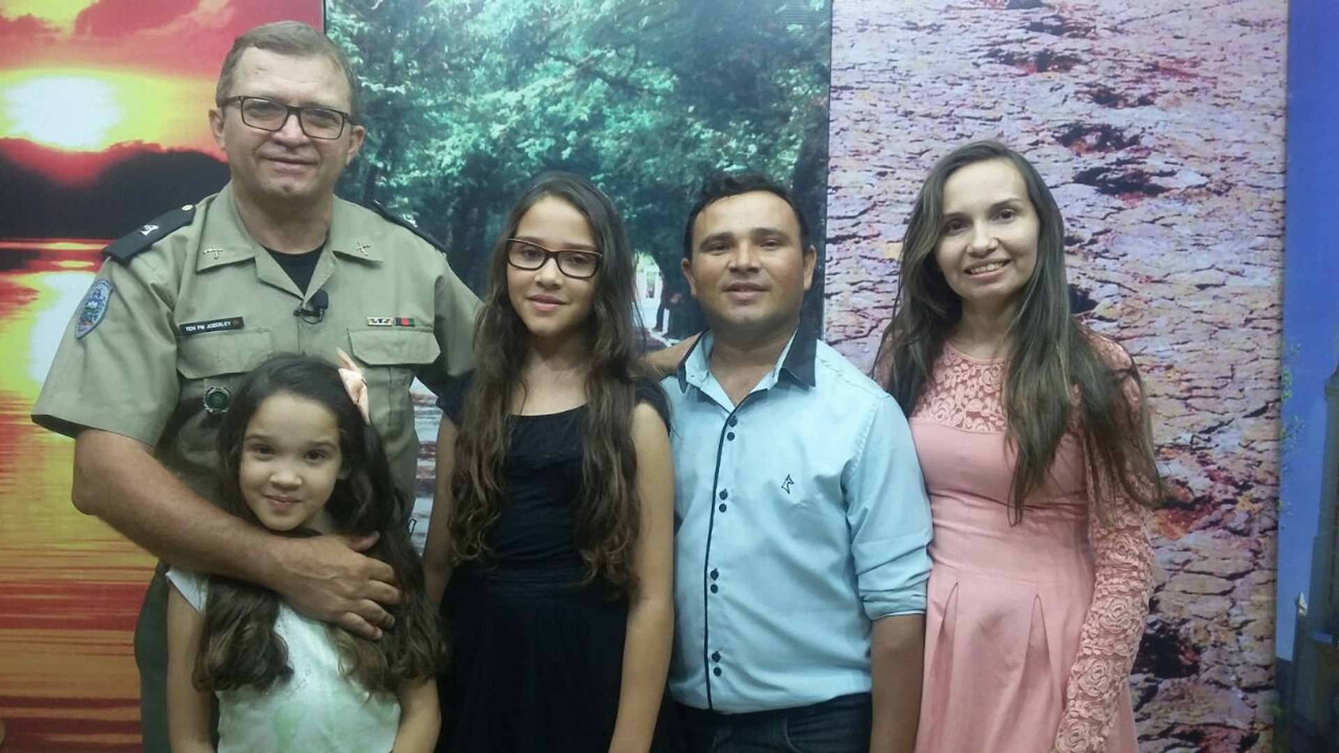 Em Continência ao Senhor Jesus com a participação dos membros da Igreja Assembléia de Deus de Bernar