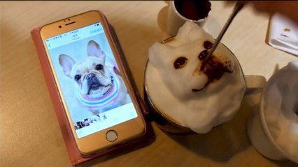 Chiens, chats, personnages.... Cette barista taïwanaise sculpte la mousse des cappuccinos