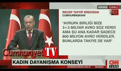 Erdoğan: Türkiye'deki terör örgütü bu konuyu çok önemsiyor, en az 10, 15 çocukları var