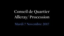 Conseil de Quartier Alleray/ Procession du Mardi 7 Novembre 2017
