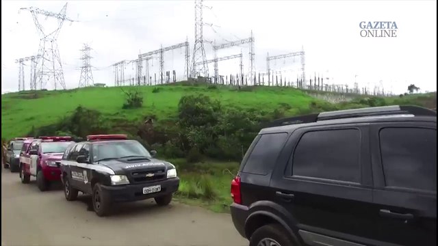Forte aparato policial chama atenção em Viana