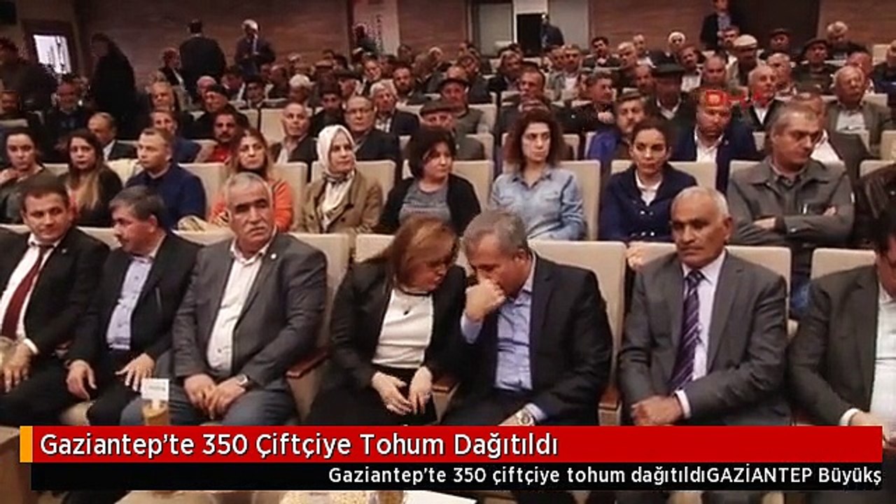 Gaziantep'te 350 Çiftçiye Tohum Dağıtıldı